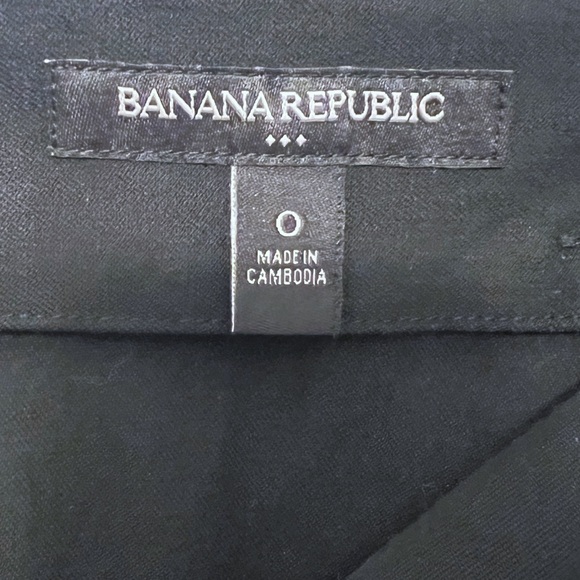 Banana Republic Black Chino Pencil Skirt - Picture 3 of 3